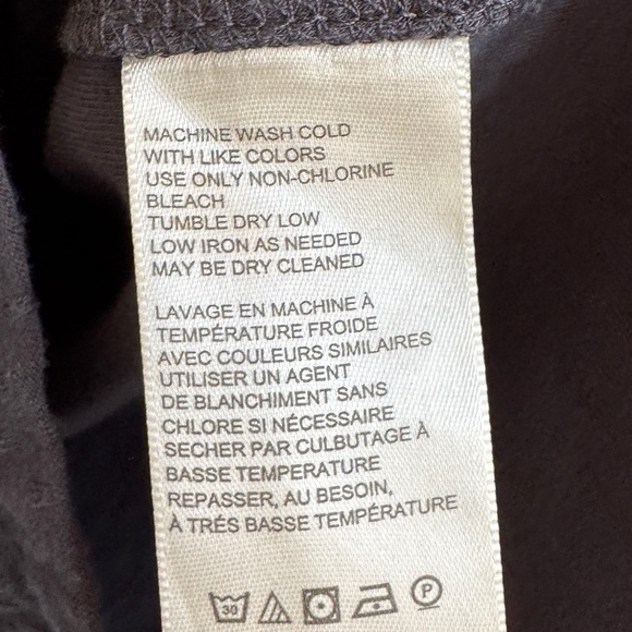 Free People Brunch Date Henley in Metal Stiletto (Gray), Size XS - Picture 8 of 9